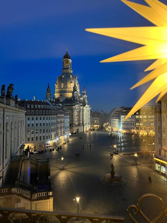 Luxus Suite Mit Einmaligem Blick Auf Die Frauenkirche دريسدن المظهر الخارجي الصورة